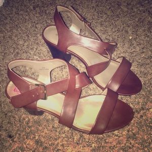 Brown sandals